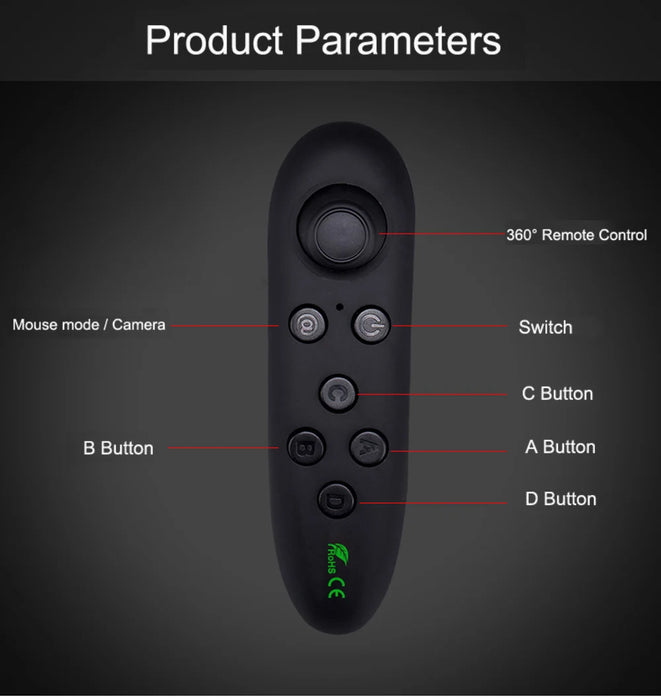 VR Shinecon Viar Bicchieri di Realtà Virtuale 3D Per il iPhone Android Smart Phone Smartphone Auricolare Occhiali Casco Casque Video Gioco