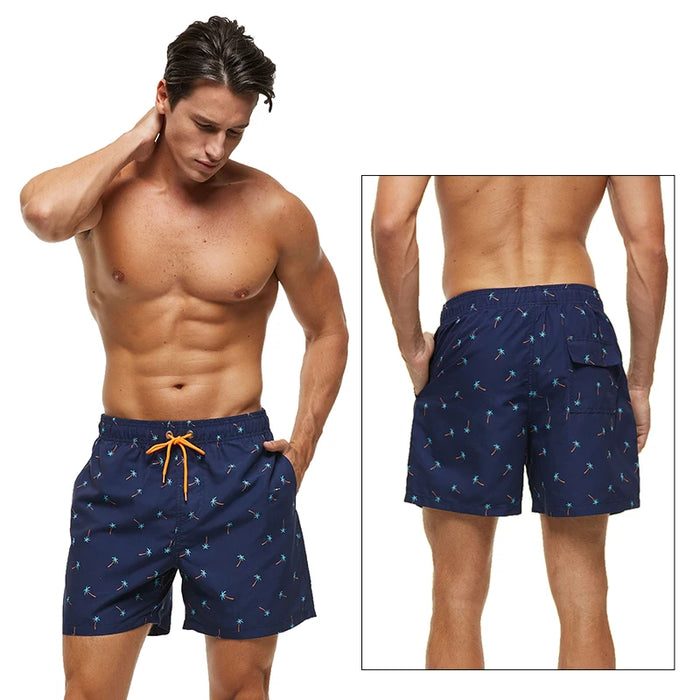 Datifer Marca Pantaloncini da spiaggia Estate Quick Dry Mens Board Costumi da bagno Uomo Costume da bagno Surf Costumi da bagno Uomo Atletico Corsa Pantaloni da palestra