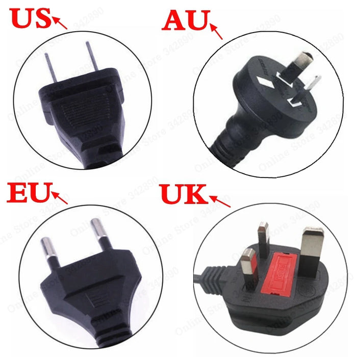 Uscita caricabatteria 36V 2A ingresso caricabatterie 42V 2A 100-240 VAC caricabatterie Li-poly agli ioni di litio per batteria 10serie 36V