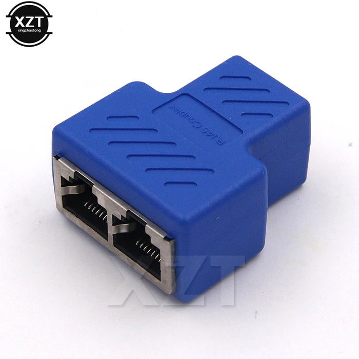 Cavo LAN di rete da 1 a 2 vie Ethernet femmina Cat6 RJ45 Adattatore connettore splitter UTP Cat7 5e Connector Switch Adattatori Accoppiatore