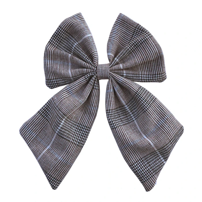 Fiocchi per capelli in cotone e lino Boutique Fermagli per capelli Neonate Donne Grandi mollette per fiocco da marinaio Fermagli per capelli Accessori per capelli Copricapo