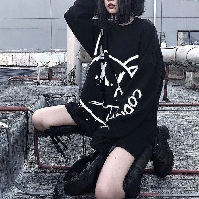 Felpa con Zip nera da donna coreana giacca invernale abbigliamento felpe con cappuccio oversize donna taglie forti tasche Vintage cappotti grandi Casual
