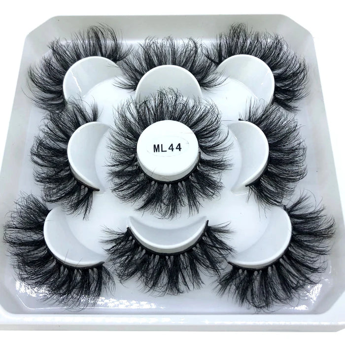 2023 Nuovo 5 paia ciglia finte naturali ciglia finte trucco lungo ciglia di visone 3d estensione ciglia ciglia di visone ciglia corte