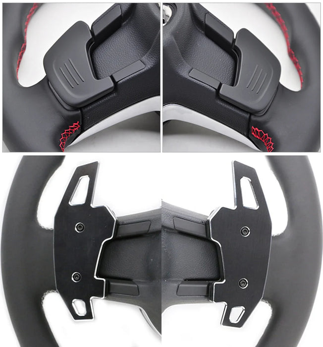 Volante per auto DSG Shift paddle extension shifters adesivi per VW Volkswagen Golf7 GTI R Rline GTE GTD MK7 accessori per auto