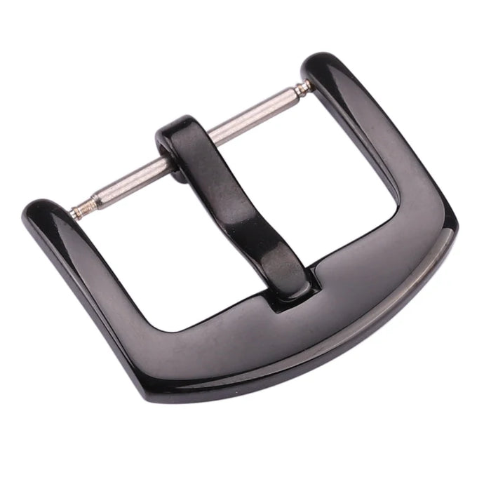 Cinturino per orologio in metallo con fibbia 16 18 20 22 24mm Cinturino per uomo Argento Nero Oro Chiusura in acciaio inossidabile Accessori