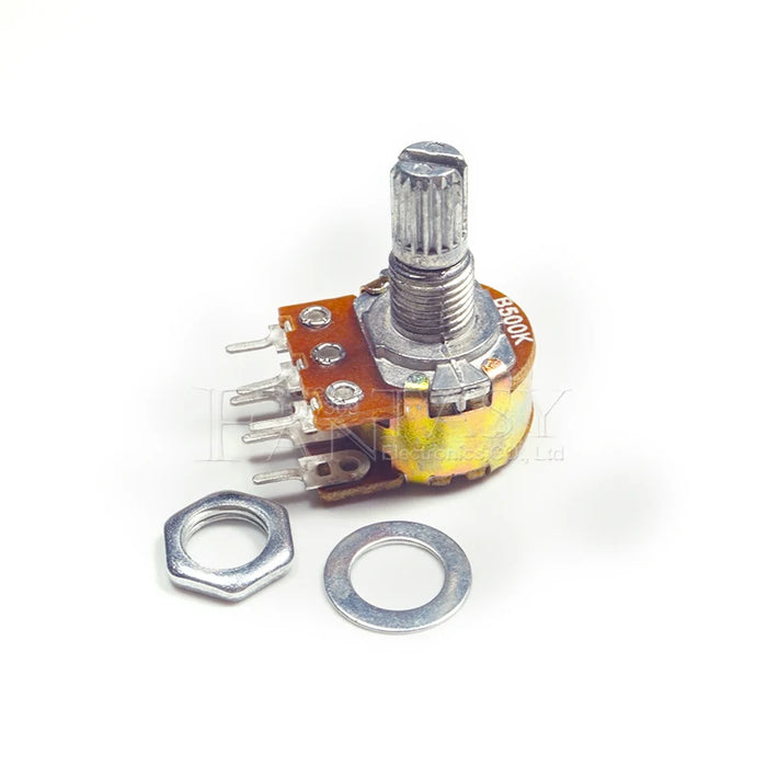 5 pezzi B1K B2K B5K B10K B20K B50K B100K B500K B1M 6Pin Albero WH148 Potenziometro 1K 2K 5K 10K 20K 50K 100K 500K 1M