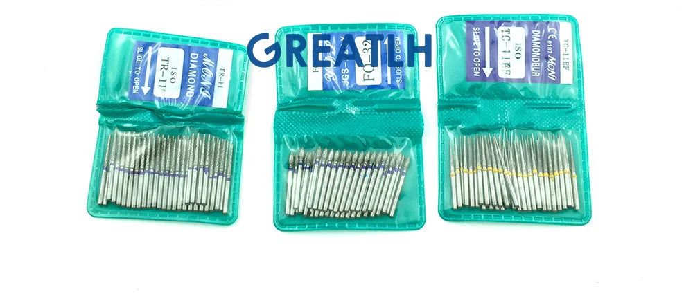 Frese dentali diamantate FG ad alta velocità per lucidare levigare i lucidatrici dei denti