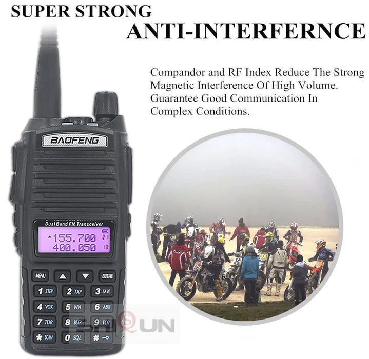 Aggiornamento BaoFeng UV-82 8W Opzionale 5W Baofeng UV 82 Walkie Talkie 10 KM Baofeng 8W Ham Radio 10KM Dual PTT 82HP UV-9R GT-3TP UV-5R