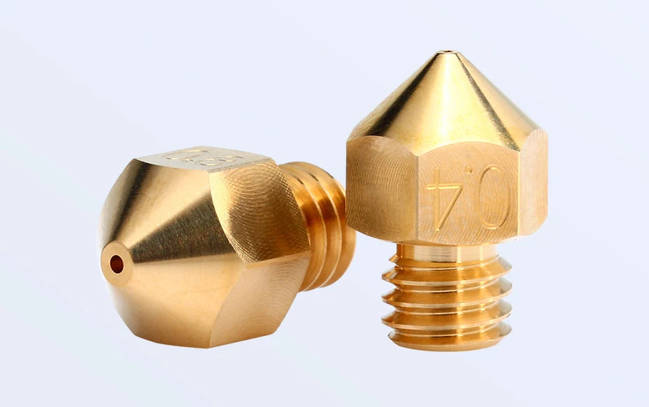 Trianglelab Ugello MK8 in ottone di alta qualità per stampanti 3D hotend Filamento da 1,75 mm J-testa cr10 blocco termico ender3 hotend m6 Filettatura