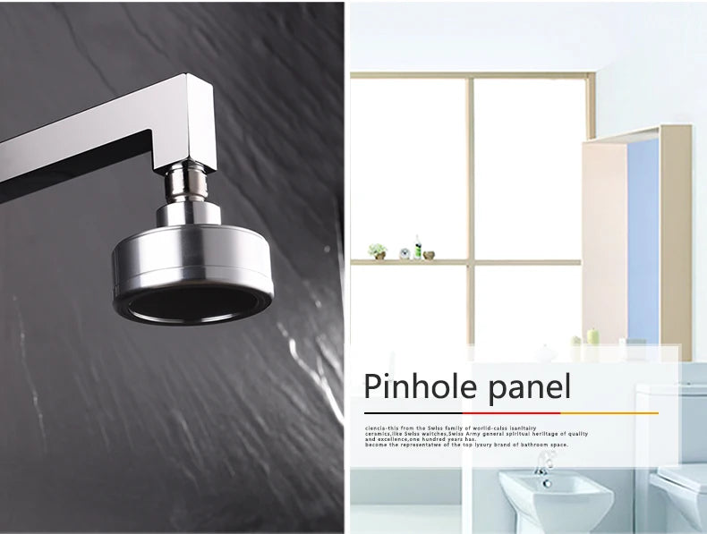 Ciencia Space soffione doccia rotondo in alluminio a risparmio idrico con filtro doccia staccabile può essere pulito