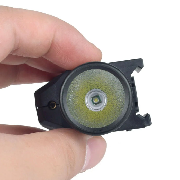 Torcia tattica a LED Mirino laser verde/rosso per mini Glock 17 19 Pistola Pistola leggera Arma Scout Luce per guida Pictinny da 20 mm