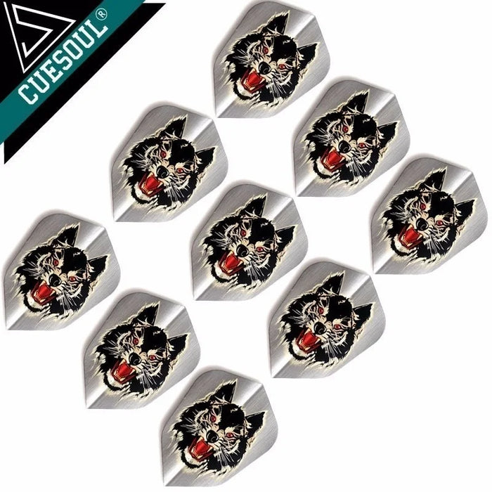 CUESOUL 9 pezzi di volti per freccette Ali di coda di freccette