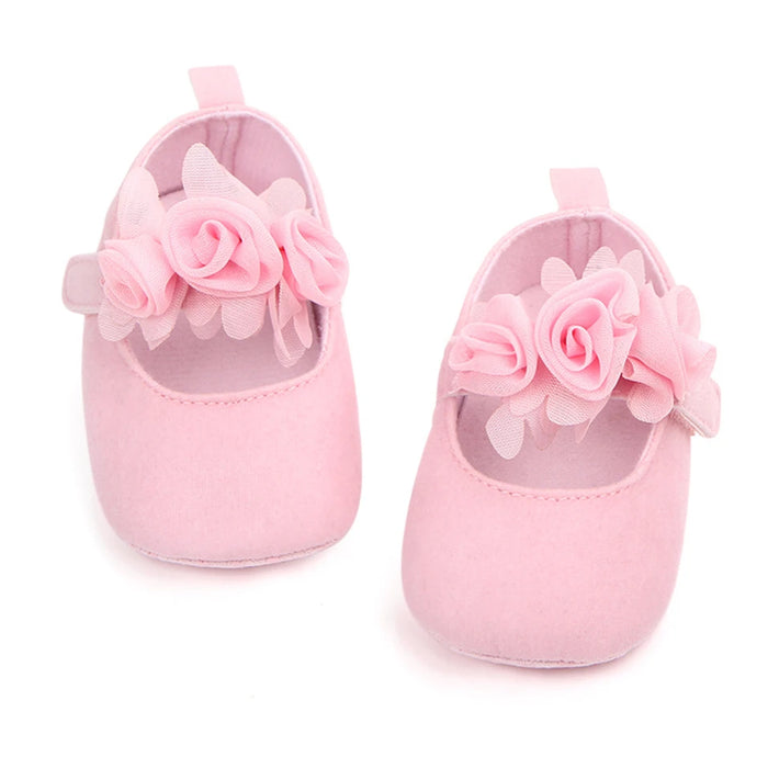 2025 nuove scarpe da bambino floreali carine per neonato ragazza da bambino scarpe da principessa suola morbida prewalker scarpe da bambino antiscivolo 0-18M