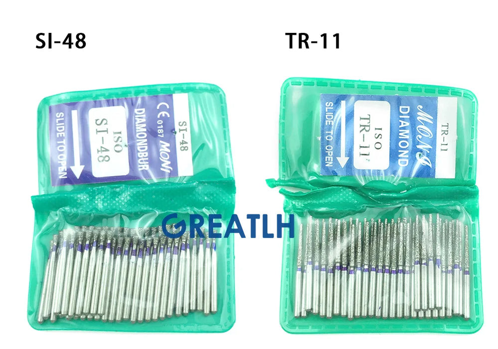 Frese dentali diamantate FG ad alta velocità per lucidare levigare i lucidatrici dei denti