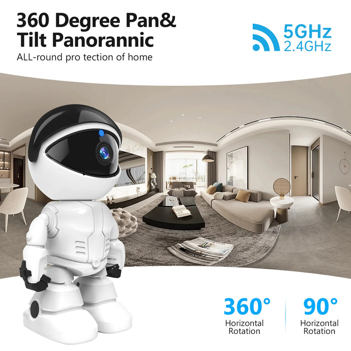 WESECUU Smart Robot 1080P IP Camera WIFI Robert Network CCTV HD Baby Monitor Remote Control Home Security Camera