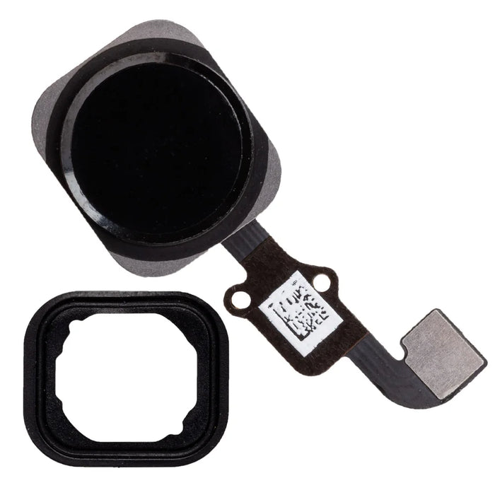 Pulsante Home con cavo flessibile per iPhone 6 6S 4.7"/ 6S 6 plus 5.5" Assemblaggio completo di ricambio Nero/Bianco/Oro