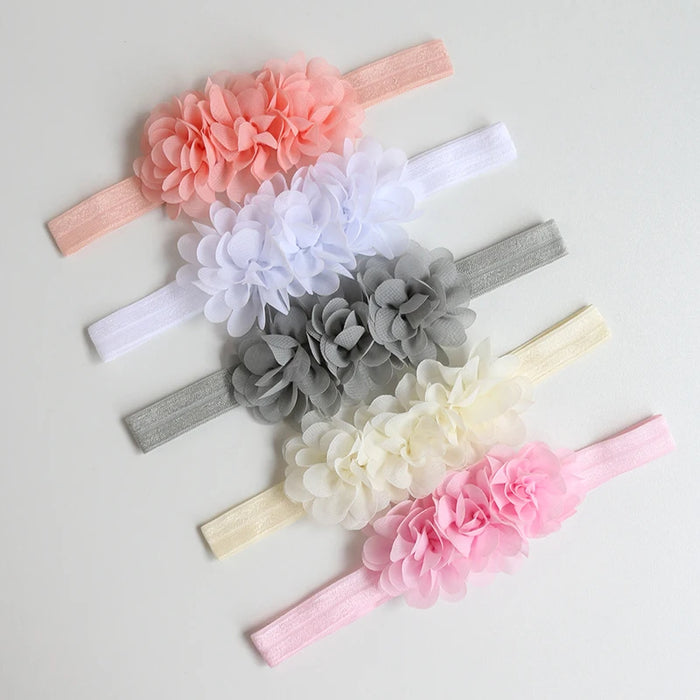 Fascia per capelli per bambini Fiocchi per ragazze di fiori Fasce per capelli per bambini per neonate Fasce per bambini Turbante Neonato Haarband Accessori per capelli per bambini