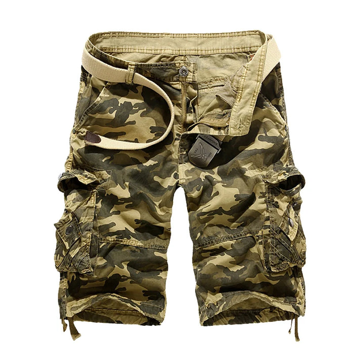 US Size 2025 Nuovi pantaloncini cargo larghi mimetici da uomo Pantaloncini cargo mimetici militari estivi cool Homme