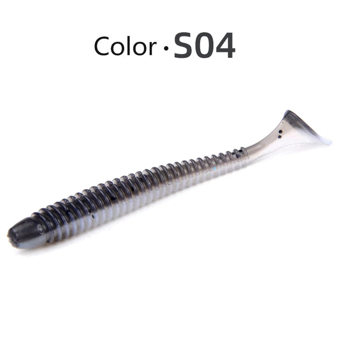 MEREDITH Swing Impact Esche da pesca 55mm 65mm 75mm Pesca Esche morbide Pesca in mare Leurre Souple Esche in silicone Esca