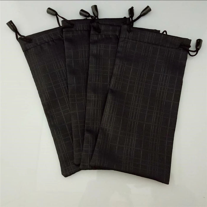 GSBJXZ 100 pz/lotto Custodia per occhiali Morbido Panno scozzese impermeabile Borsa per occhiali da sole all'ingrosso Occhiali Orologio Custodia per occhiali per telefono Y94