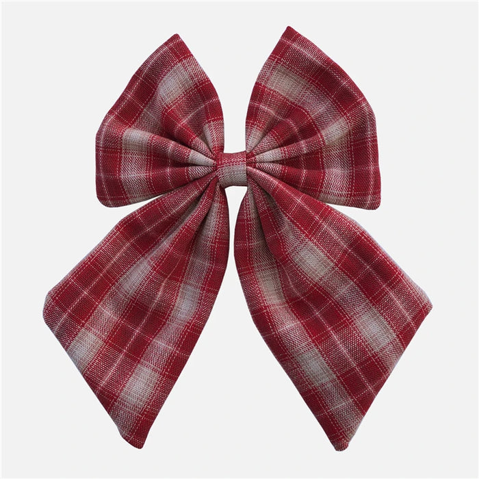 Fiocchi per capelli in cotone e lino Boutique Fermagli per capelli Neonate Donne Grandi mollette per fiocco da marinaio Fermagli per capelli Accessori per capelli Copricapo