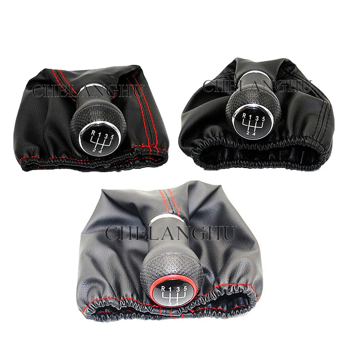 Per Seat Arosa Ibiza Inca Cordoba Auto-Styling Nuovo 5 Velocità del Cambio Auto Pomello del cambio In Pelle di Avvio Con Il Nero linea