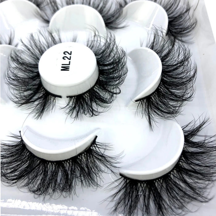 2023 Nuovo 5 paia ciglia finte naturali ciglia finte trucco lungo ciglia di visone 3d estensione ciglia ciglia di visone ciglia corte