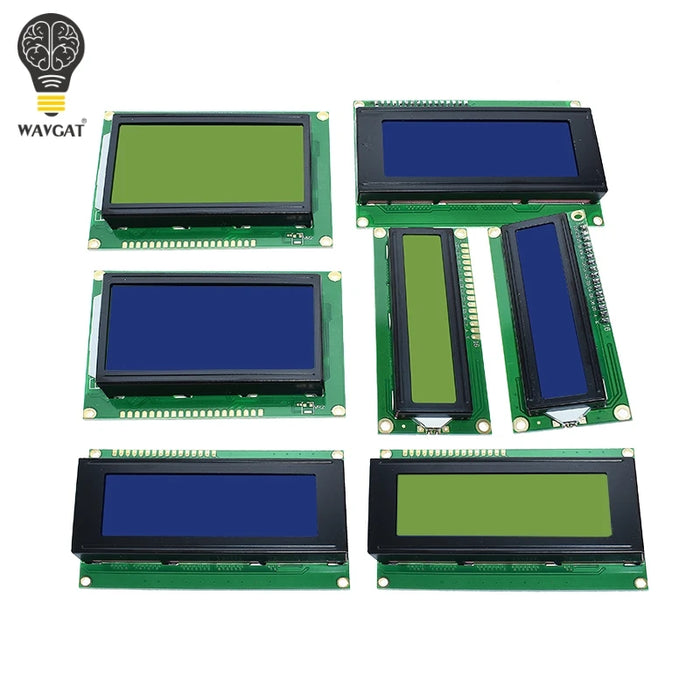 LCD1602 LCD 1602 2004 12864 modulo Schermo blu verde 16x2 20X4 Modulo display LCD caratteri HD44780 Controller luce blu nera