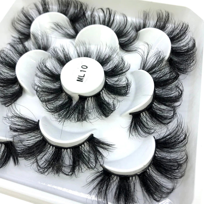 2023 Nuovo 5 paia ciglia finte naturali ciglia finte trucco lungo ciglia di visone 3d estensione ciglia ciglia di visone ciglia corte