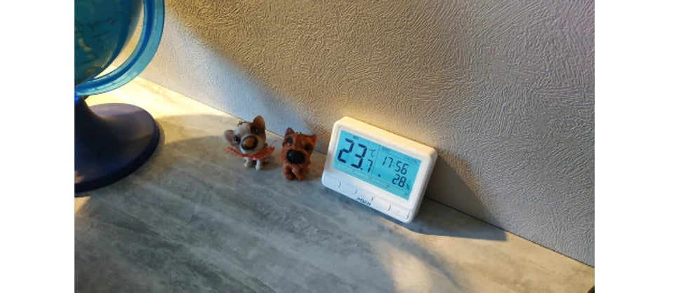 Termostato per riscaldamento WiFi wireless POER Termoregolatore intelligente regolatore di temperatura digitale per caldaia a gas pavimento caldo con Alexa