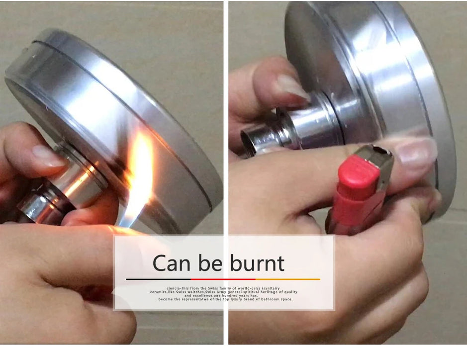 Ciencia Space soffione doccia rotondo in alluminio a risparmio idrico con filtro doccia staccabile può essere pulito