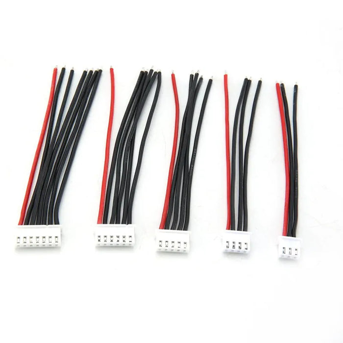 5 Pz/lotto 2s 3s 4 4s 5 5s 6s LiPo Caricatore Dell'equilibrio Della Batteria Spina di Linea/Filo/Connettore 22AWG 100 millimetri JST-XH Balancer cavo di buona qualità