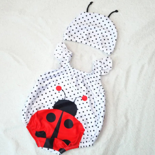 Carino Frutta Forma di Animale Del Bambino di Un pezzo del Costume Da Bagno + Cuffia da nuoto Per Il Bambino Delle Ragazze Dei Ragazzi Del Bambino di Estate Infantile Del Bambino Del Bambino acqua Vestiti di Sport