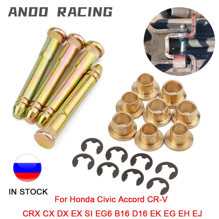 Auto Auto Porta Cerniera Spille Per Honda Civic Accord CR-V CRX CX DX EX SI EG6 B16 D16 EK EG EH EJ E Boccola Kit di Riparazione YC 101362