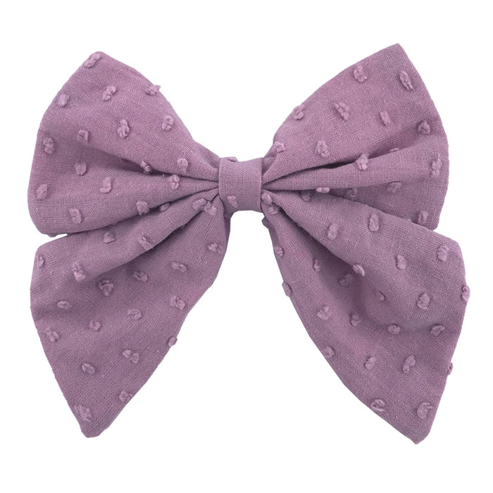 Fiocchi per capelli in cotone e lino Boutique Fermagli per capelli Neonate Donne Grandi mollette per fiocco da marinaio Fermagli per capelli Accessori per capelli Copricapo