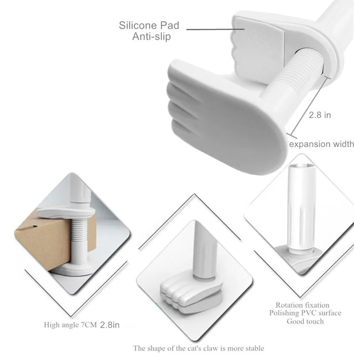 Supporto flessibile per tablet con braccio lungo per scrivania da letto Supporto per tablet per telefono da 5-11 '' per Xiaomi Huawei Samsung Teclast Supporto per linguetta per iPad