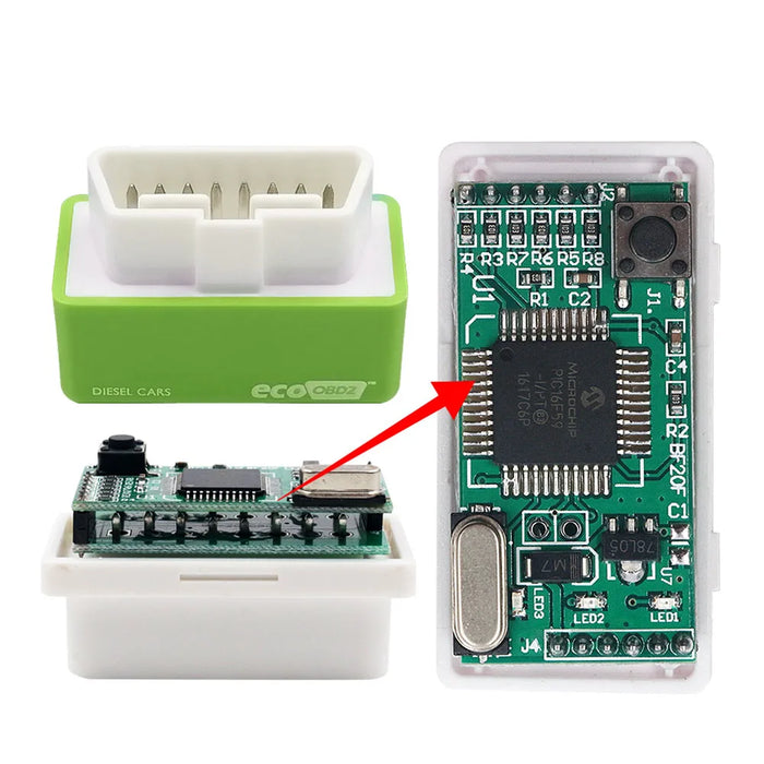15% risparmio di carburante EcoOBD2 Nitro obd2 per benzina benzina auto Eco OBD Diesel Nitro OBD2 Chip Tuning Box Plug & Driver