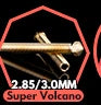 Trianglelab Ugello MK8 in ottone di alta qualità per stampanti 3D hotend Filamento da 1,75 mm J-testa cr10 blocco termico ender3 hotend m6 Filettatura