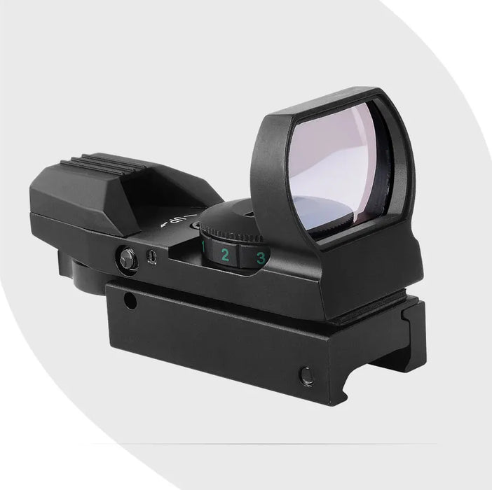 Hot 20mm Rail Cannocchiale da puntamento Ottiche da caccia Olografico Red Dot Sight Reflex 4 Reticolo Scope Collimatore Sight