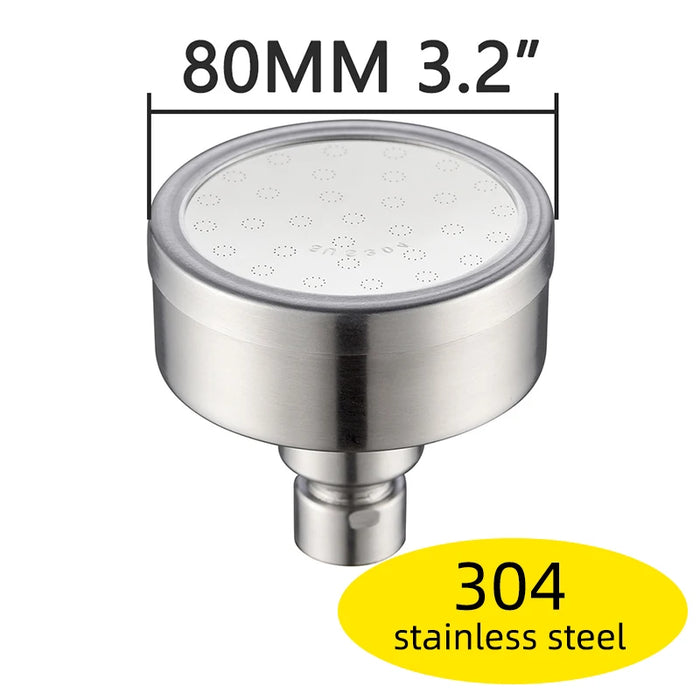 Ciencia Space soffione doccia rotondo in alluminio a risparmio idrico con filtro doccia staccabile può essere pulito