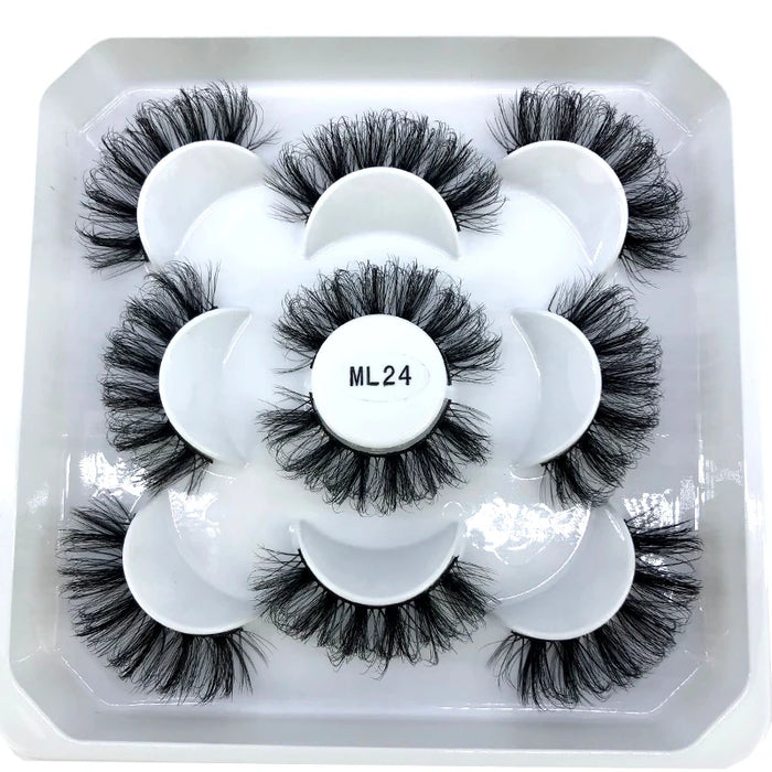 2023 Nuovo 5 paia ciglia finte naturali ciglia finte trucco lungo ciglia di visone 3d estensione ciglia ciglia di visone ciglia corte