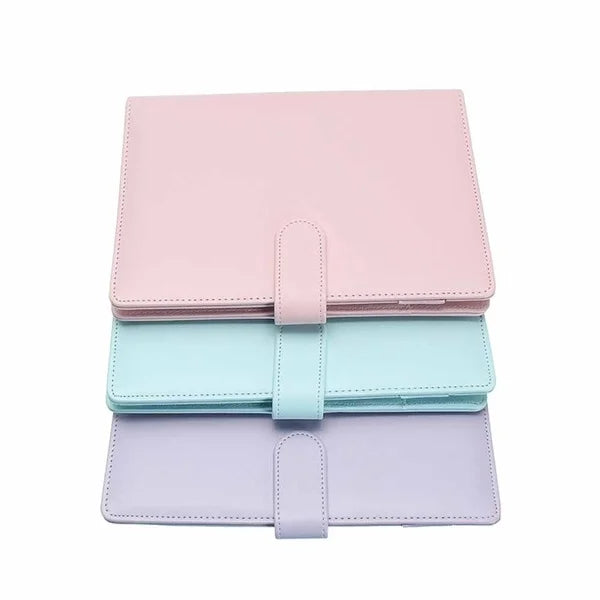 Amaretto Color A6/A5 PU Leather raccoglitore fai da te copertina del taccuino diario Agenda Planner copertina di carta cancelleria scolastica