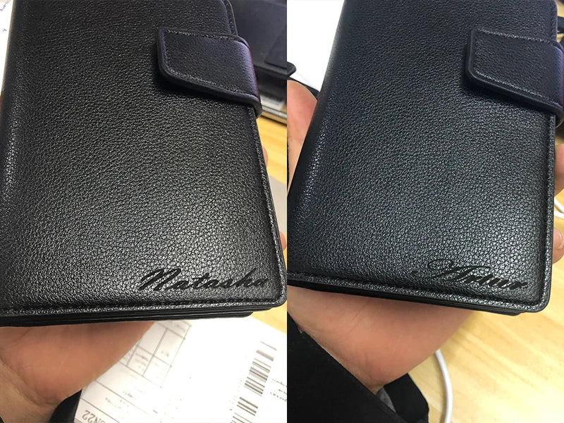 Baellerry portafogli da uomo stile lungo porta carte di alta qualità borsa da uomo con cerniera portafoglio in pelle PU di marca di grande capacità per uomo