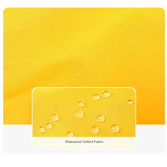Fengdong moda zaino giallo zaini per bambini per ragazze zaino oxford grande scuola impermeabile per zaino per adolescenti
