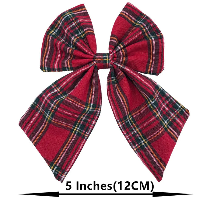 Fiocchi per capelli in cotone e lino Boutique Fermagli per capelli Neonate Donne Grandi mollette per fiocco da marinaio Fermagli per capelli Accessori per capelli Copricapo