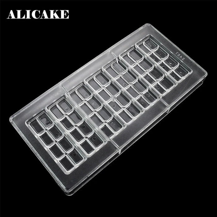 Stampo per cioccolato in policarbonato Stampi professionali per caramelle Bonbon Bar Stampo acrilico Dolciumi Cottura Pasticceria Utensili da forno