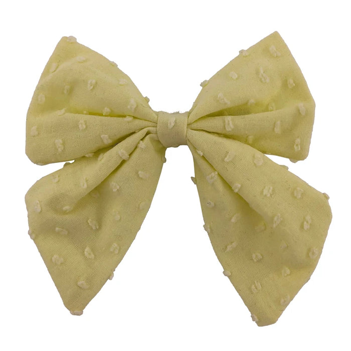 Fiocchi per capelli in cotone e lino Boutique Fermagli per capelli Neonate Donne Grandi mollette per fiocco da marinaio Fermagli per capelli Accessori per capelli Copricapo