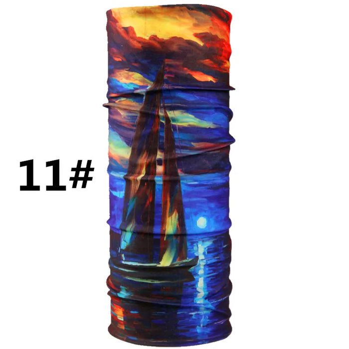 New Fashion Fascia per capelli Sciarpa Anello magico Collo Drago Bandana Varietà Turbante Cappuccio Multi funzione Tubolare senza cuciture per moto