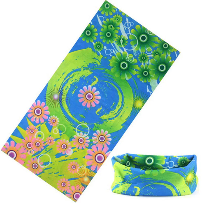 Nuova bandana multifunzionale fascia per capelli anello sciarpa al collo foglie mimetiche sciarpa magica tubolare senza cuciture regalo per il bambino