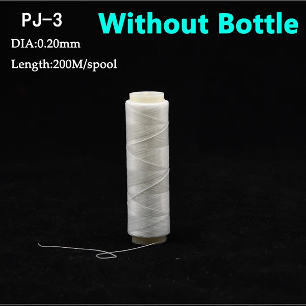 1pc PJ1/2/3/4/5/7 Poliestere ad alta resistenza Esca Filo elastico Bobina Accessori per la pesca in mare Affrontare Linea di esche da pesca invisibile